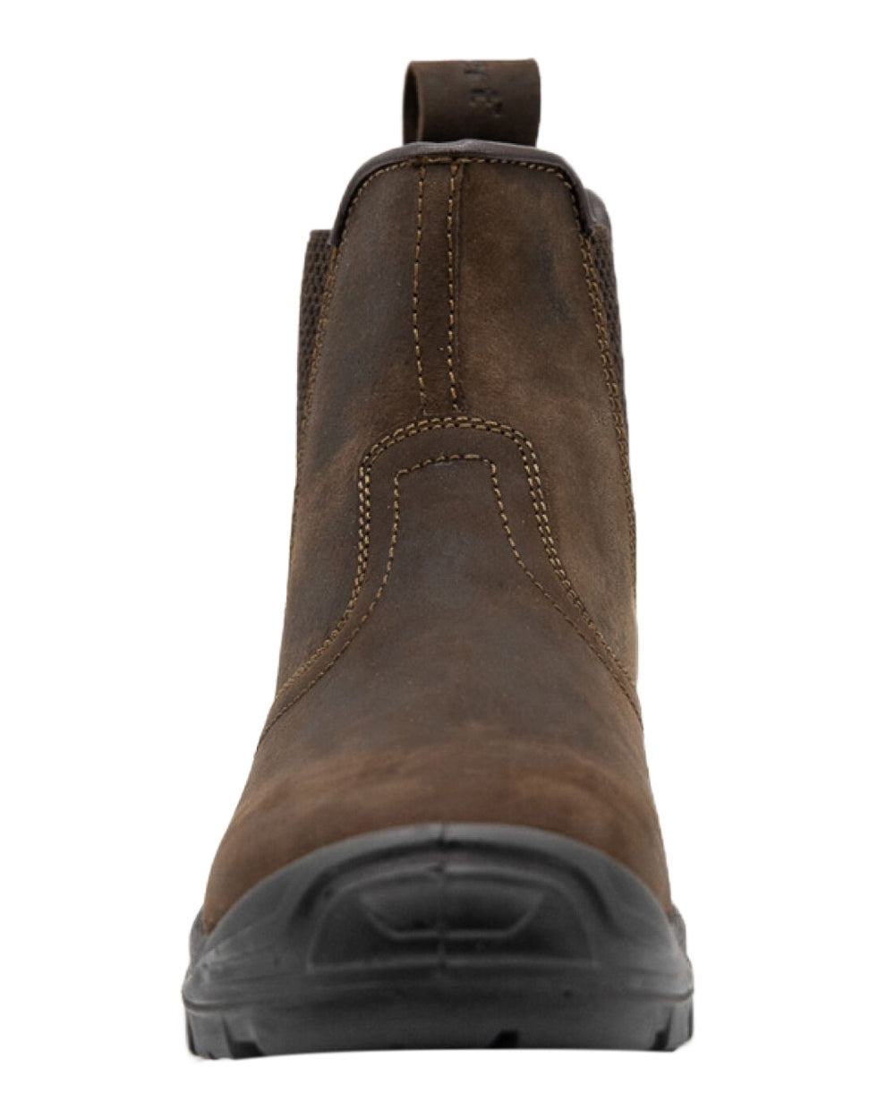 Brown Coloured Xpert Mens Tempest Non-Safety Dealer Boots on White Background
