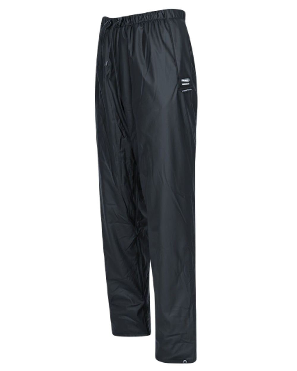 Navy Coloured Xpert Swampmaster No-Sweat Thermgear Waterproof Lined Trousers on White Background
