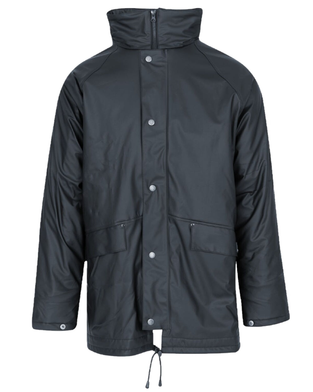 Navy Coloured Xpert Womens Swampmaster No-Sweat Thermgear Waterproof Lined Jacket on White Background
