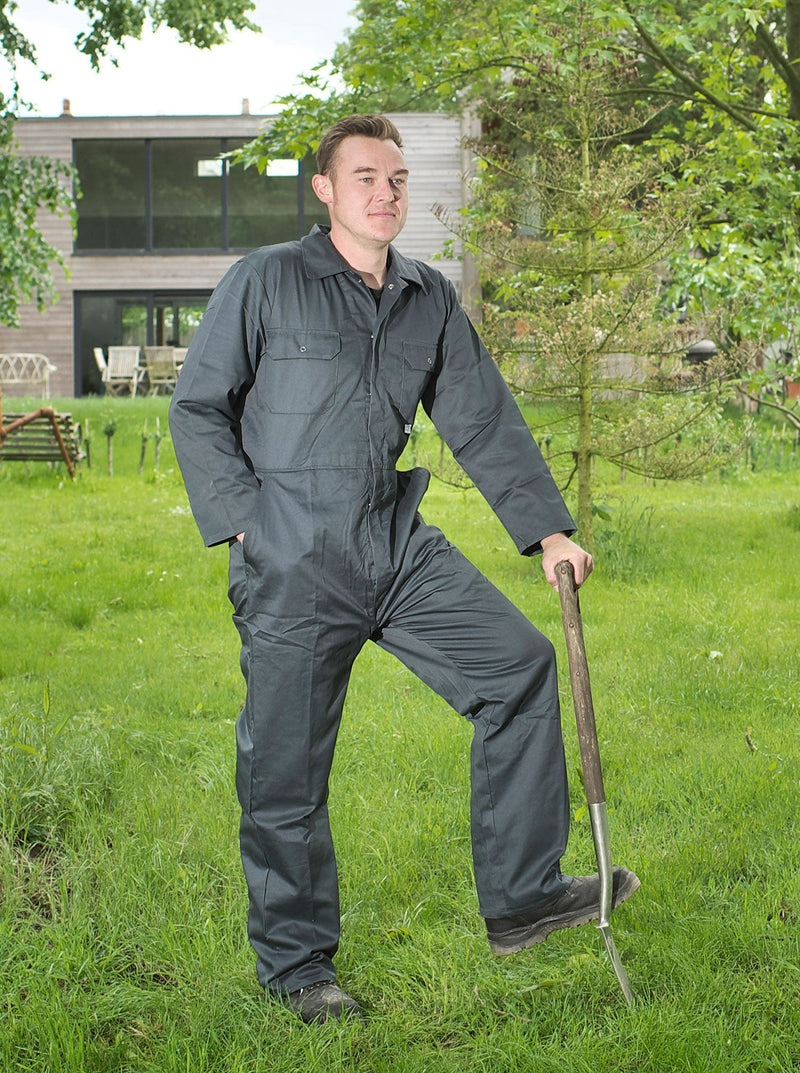 Gardeners Fort Polycotton Stud Fastening Overalls by Castle