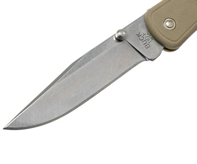 Steel blade Buck Folding Hunter Slim Knife