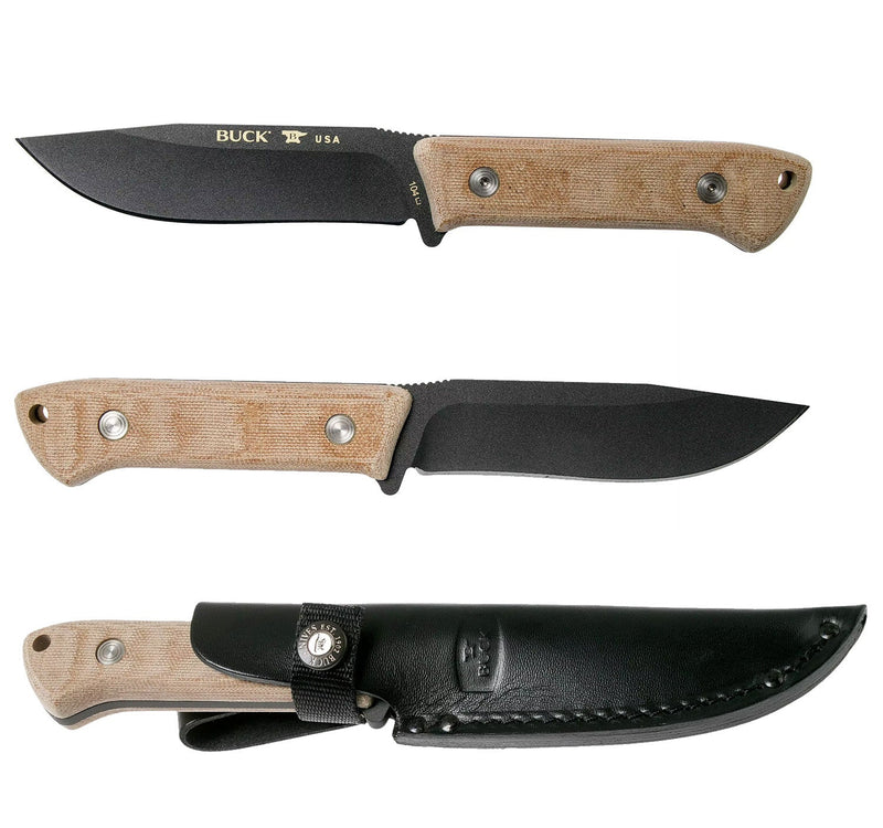 Buck Compadre Camp Knife with leather sheath 
