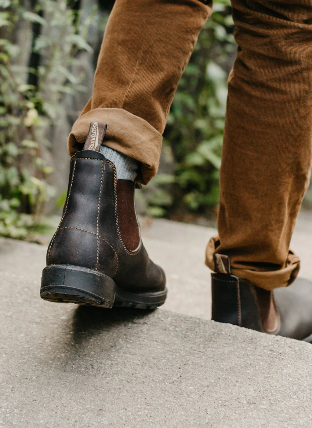 Blundstone Original 500 Chelsea Boots Stout Brown Hollands Workwear