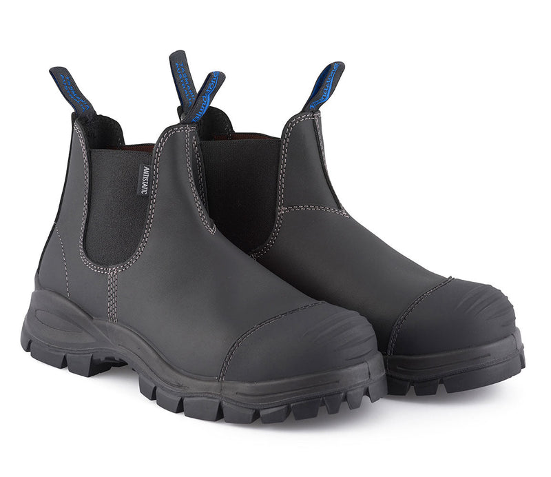 Protected toe Blundstone 910 Black Platinum Safety Boots