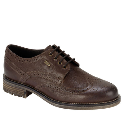 Hoggs of Fife Connel Waterproof Brogue Shoe | Antique Brown