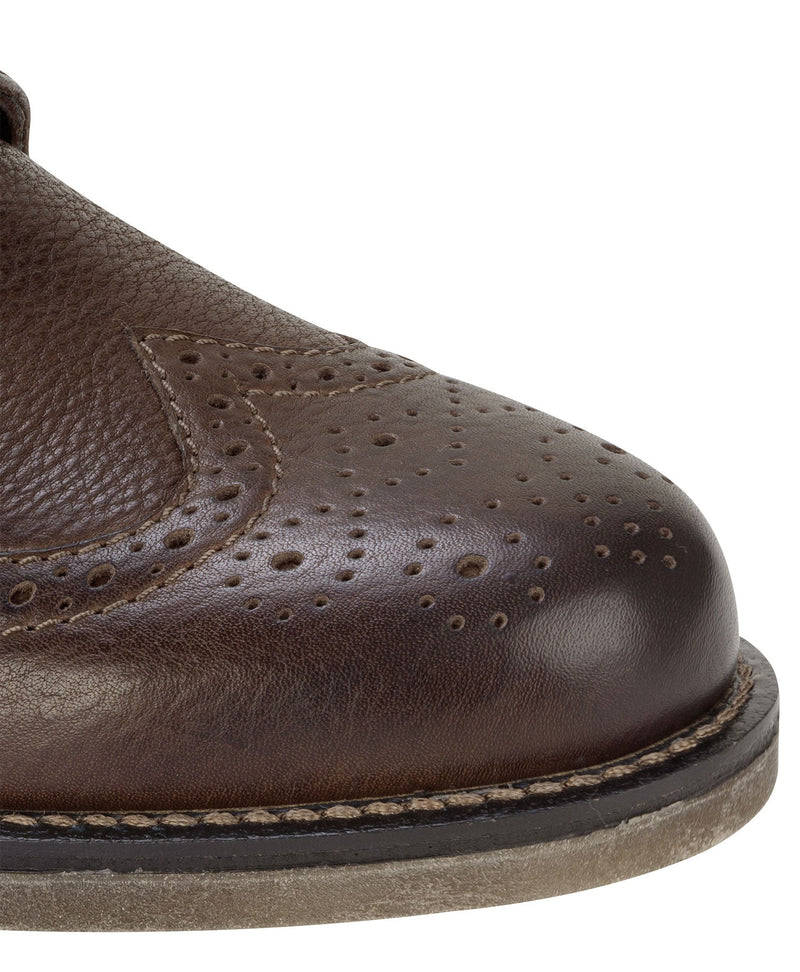 Brogue pattern toe Hoggs of Fife Connel Waterproof Brogue Shoe