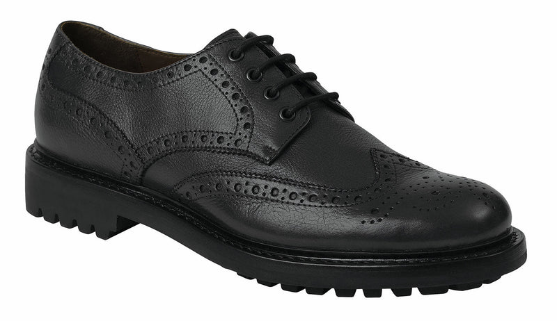 Black Hoggs of Fife Prestwick Brogue Shoes