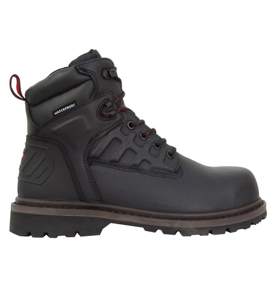 Black Hoggs of Fife Hercules Safety Lace-up Boot #colour_black