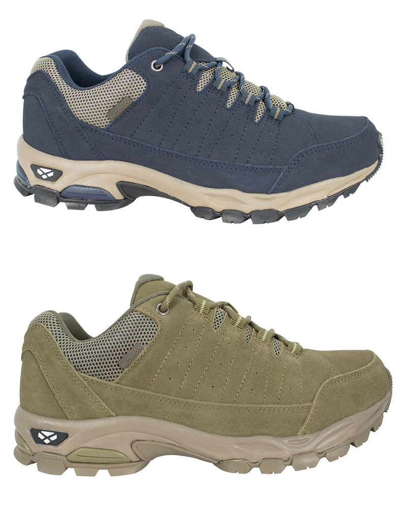 Hoggs of Fife Cairn Pro Waterproof Hiking Shoes | Navy, Brown