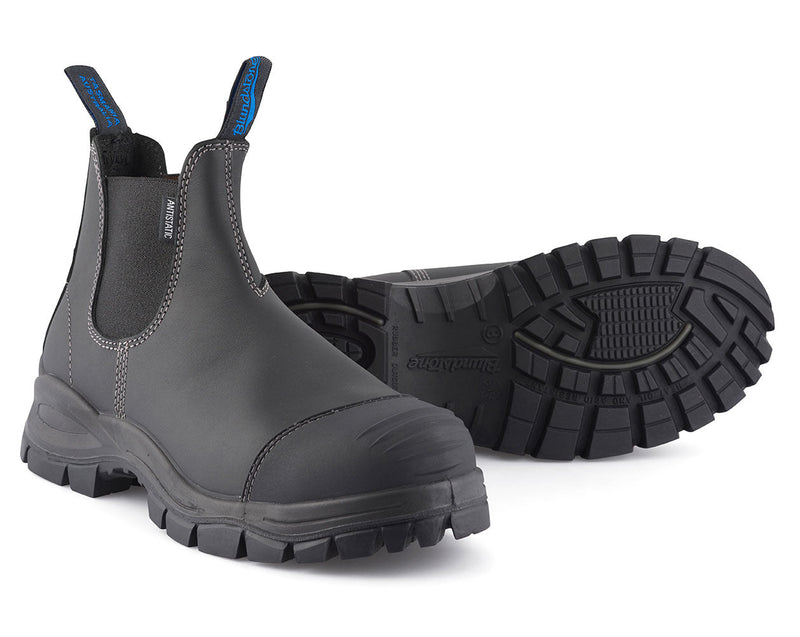 Gripping sole Blundstone 910 Black Platinum Safety Boots