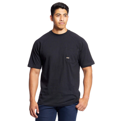 Ariat Rebar Men's Cotton Strong T-Shirt in Black