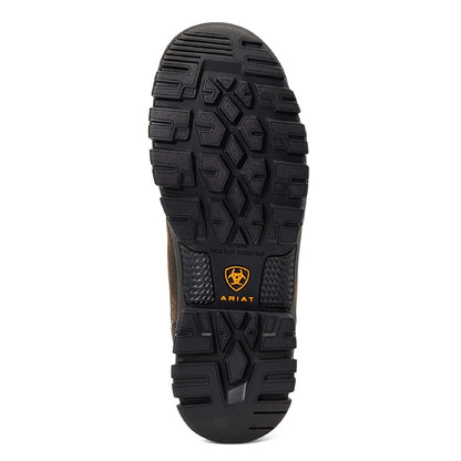 Ariat Mens Treadfast 6inch Waterproof Steel Toe Work Boots in Dark Brown