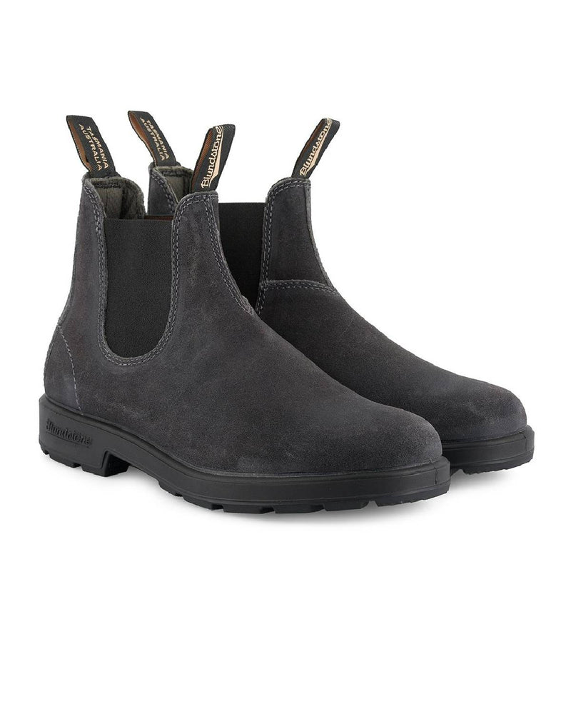 Blundstone 1910 Steel Grey Suede Leather Chelsea Boots