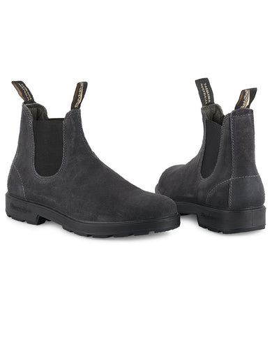 Blundstone 1910 Steel Grey Suede Leather Chelsea Boots