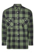 Champion Arran Long Sleeve Shirt in Green