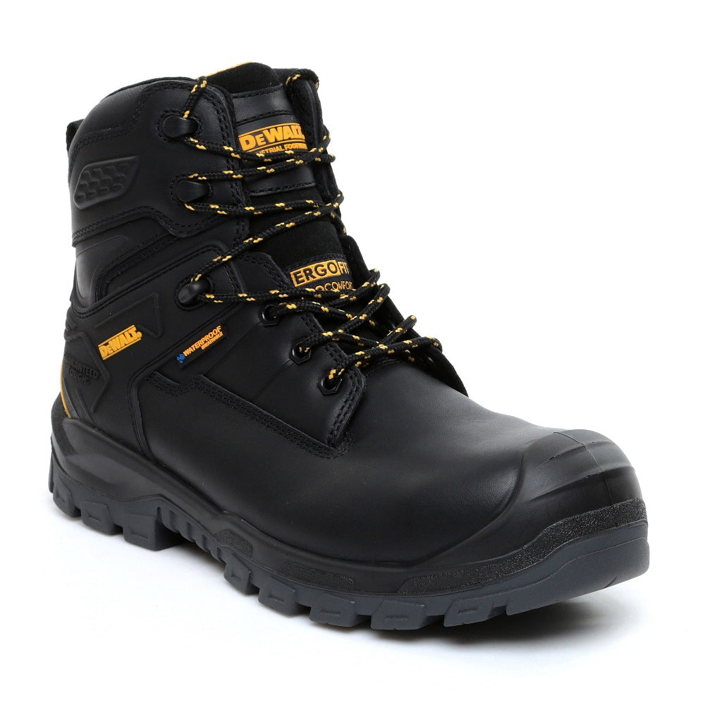 DeWalt Springfield Ergo Fit Waterproof Safety Boots in Black