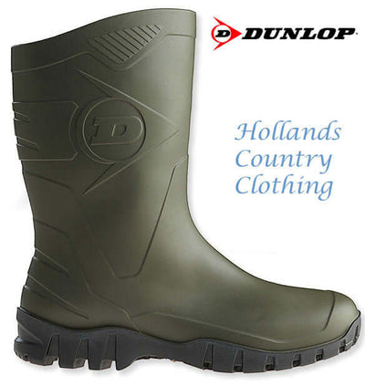 Dunlop Dee Wide Calf Wellington Boots