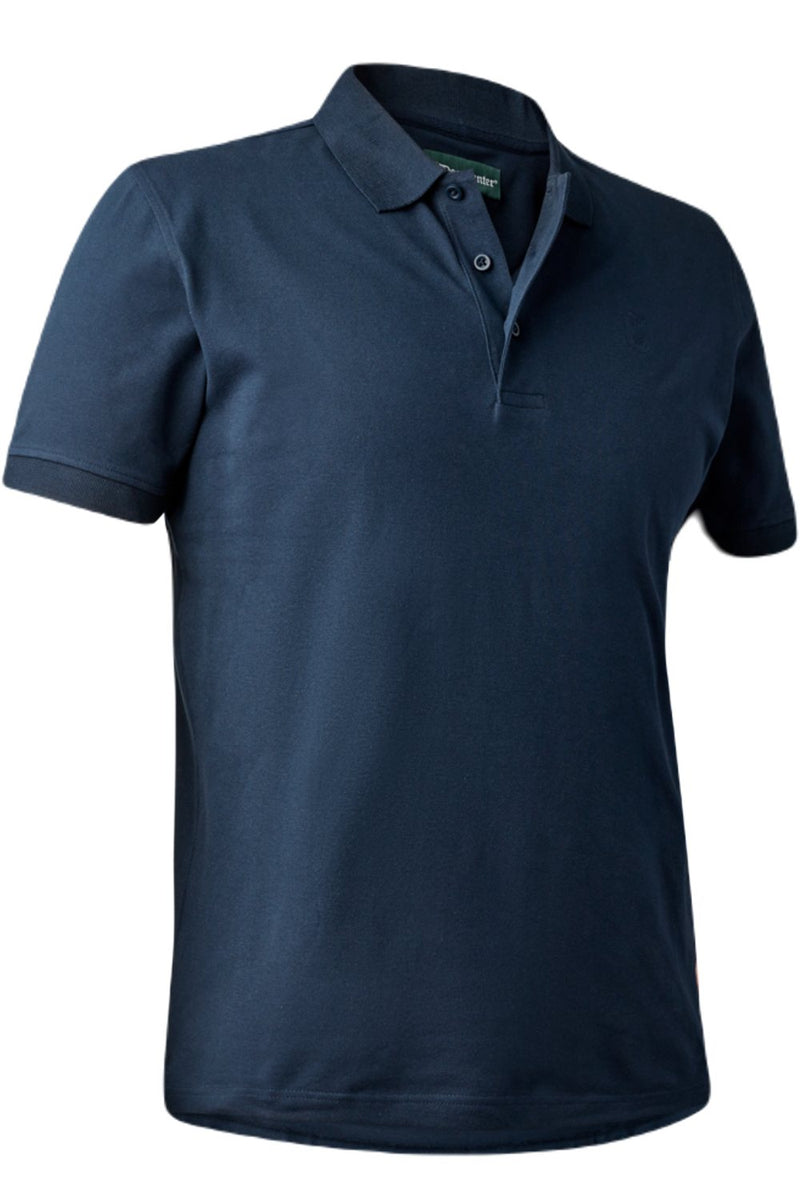 Deerhunter Harris Polo Shirt In Dark Blue