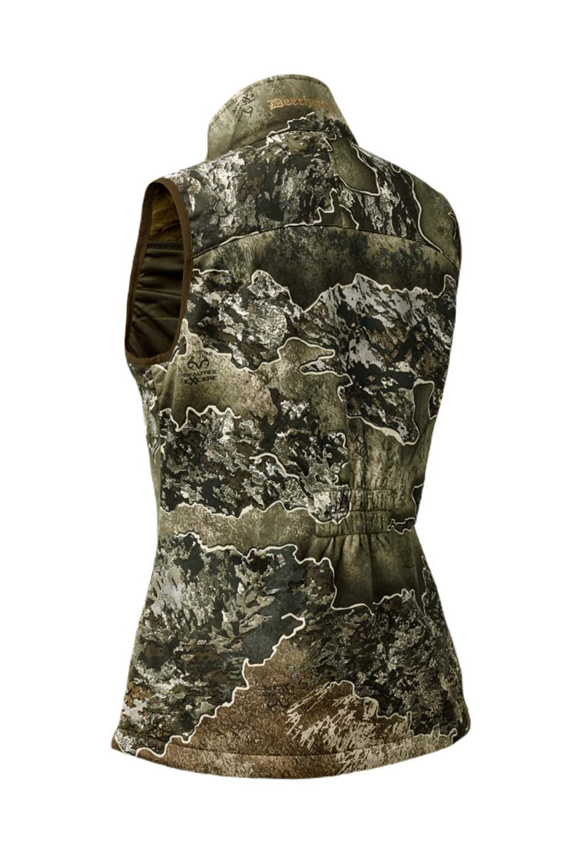 Deerhunter Lady Excape Softshell Waistcoat In Real Tree Excape