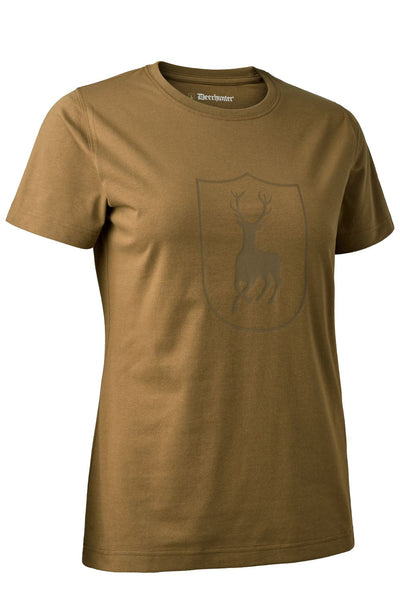 Deerhunter Lady Logo T-Shirt In Butternut