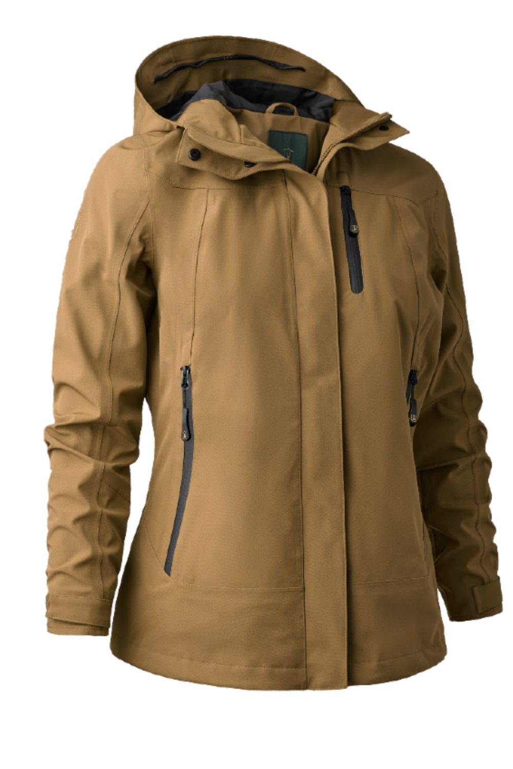 Deerhunter Lady Sarek Shell Jacket with hood In Butternut