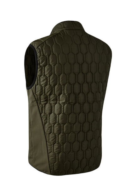 Deerhunter Mossdale Quilted Waistcoat In Forest Green