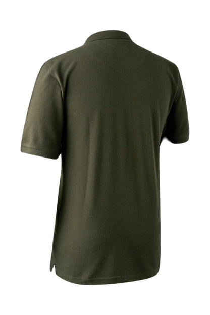 Deerhunter Redding Polo Shirt In Bark Green