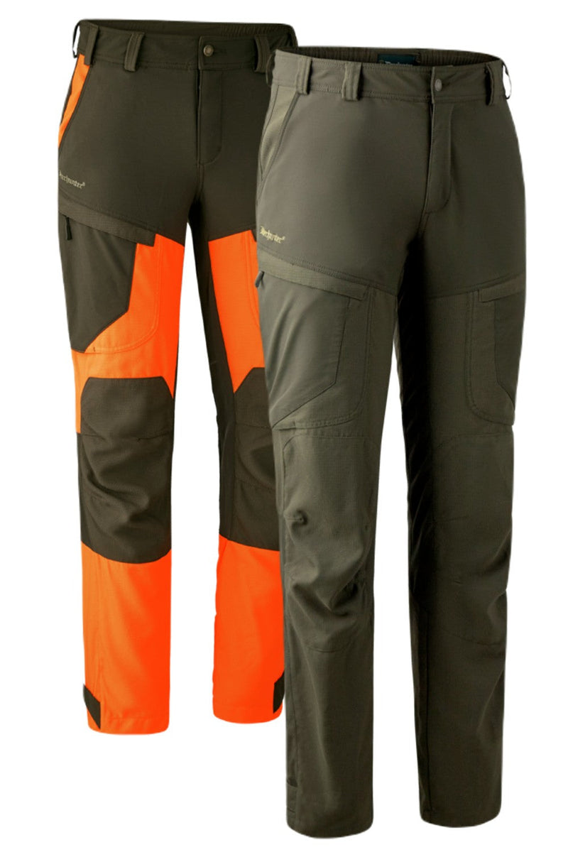 Deerhunter Strike Extreme Trousers In Orange, Palm Green