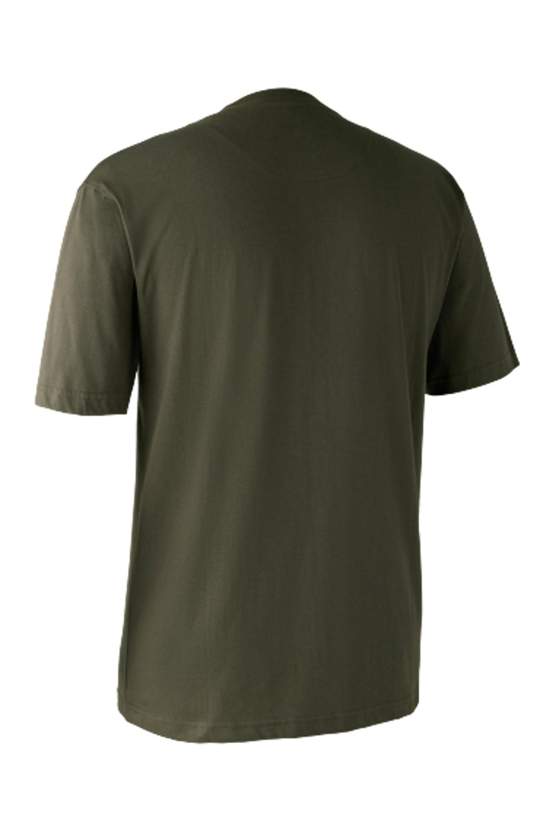 Deerhunter T-Shirts With Shield In Bark Green