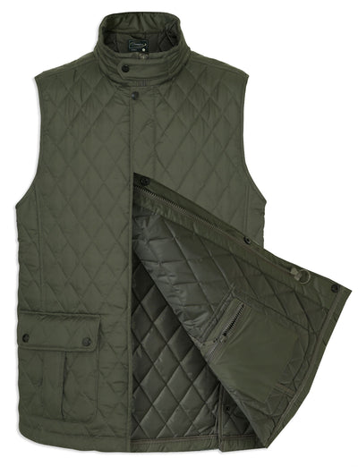 Quilted padded Gilet from Champion showing lining opening