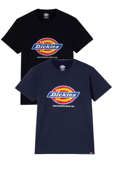 Dickies Denison T-shirt in Black and Navy Blue
