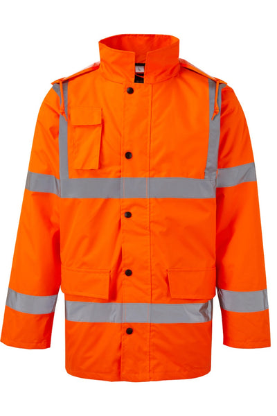 Fort Workwear Quilted Jacket in orange