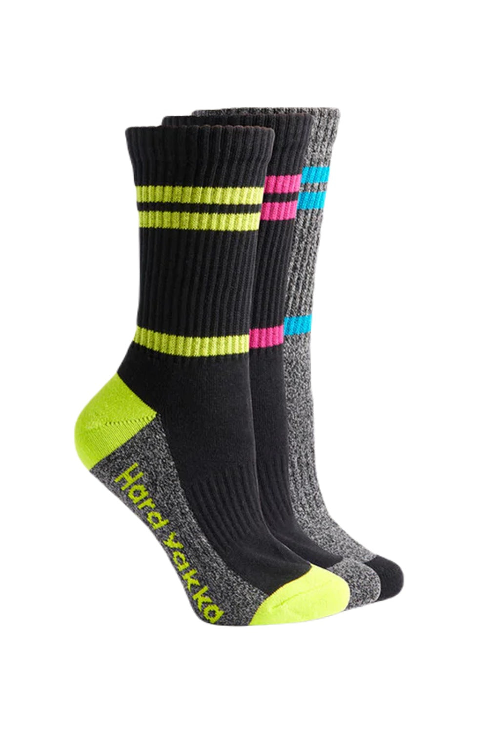 Hard Yakka Womens Crew 3 Pack Worksock