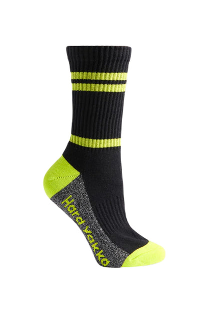 Hard Yakka Womens Crew Worksock in Neon