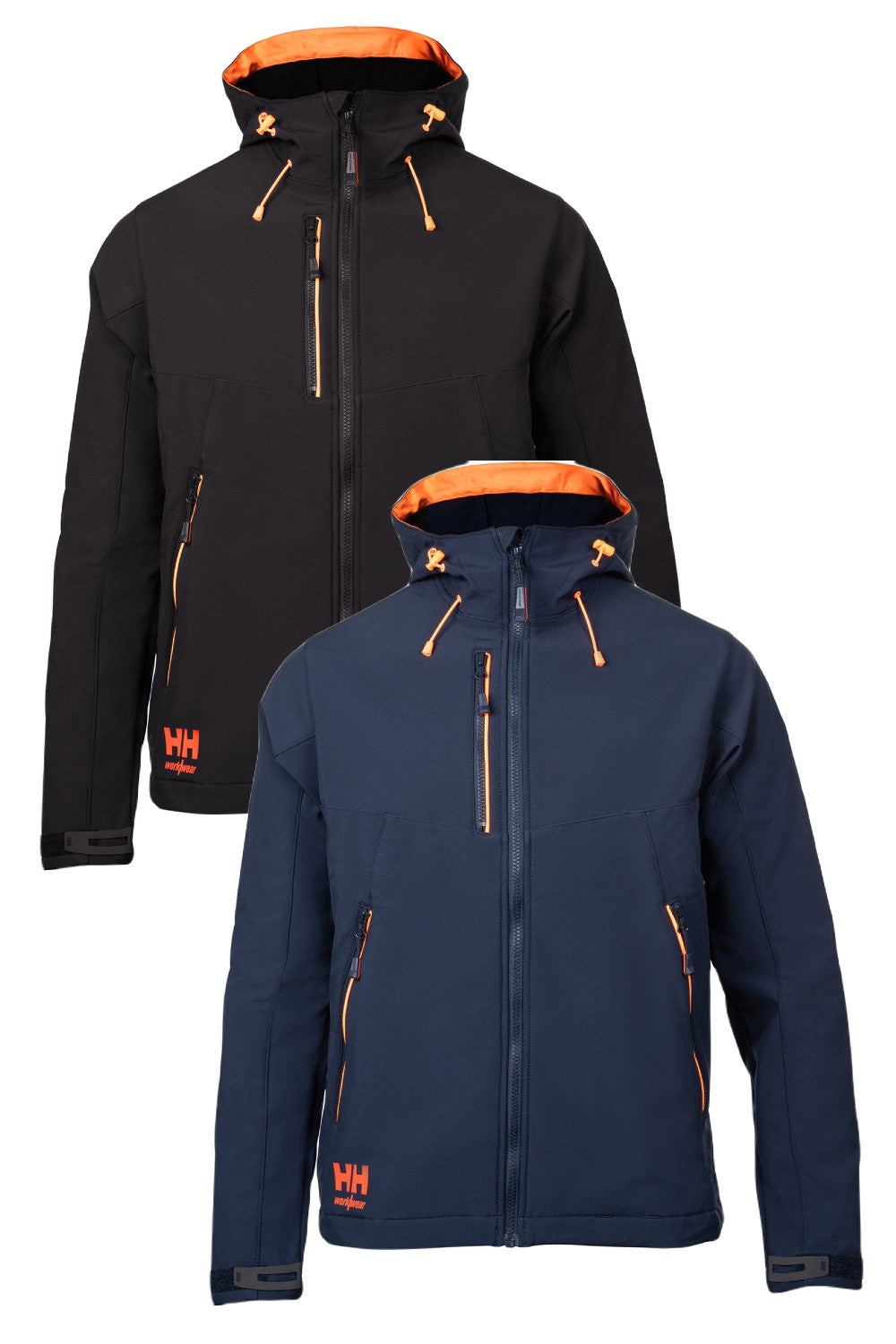 Helly Hansen Chelsea Evolution Hooded Softs in Black and Navy 
