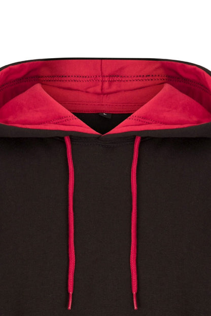 Black Coloured Hoggs of Fife Hoggs Professional Hoodie on white background 