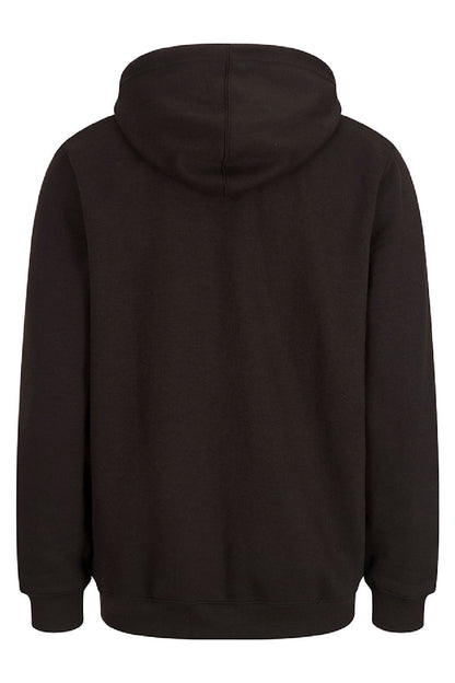 Black Coloured Hoggs of Fife Hoggs Professional Hoodie on white background 