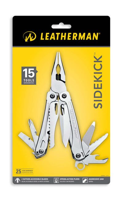 Pack Leatherman Sidekick® Multi-Tool W/ Nylon Sheath - Stainless Steel