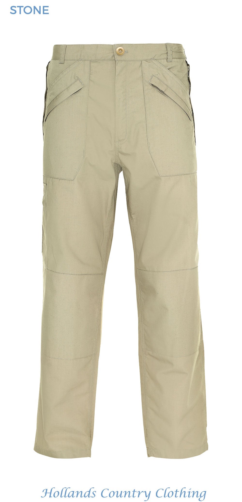 stone colour wenlock multi pocket action trousers