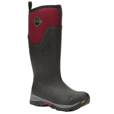 Muck Boots Womens Arctic Ice Tall Boots in Black/Windsor Wine
