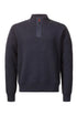 Musto Mens Salcombe Zip Neck Knit in Navy