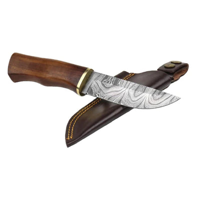 Njord Oskar Damascus Bushcraft Knife