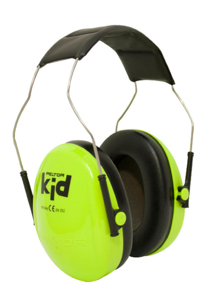 Peltor Kids Junior Hearing Protection in Yellow/Neon Green