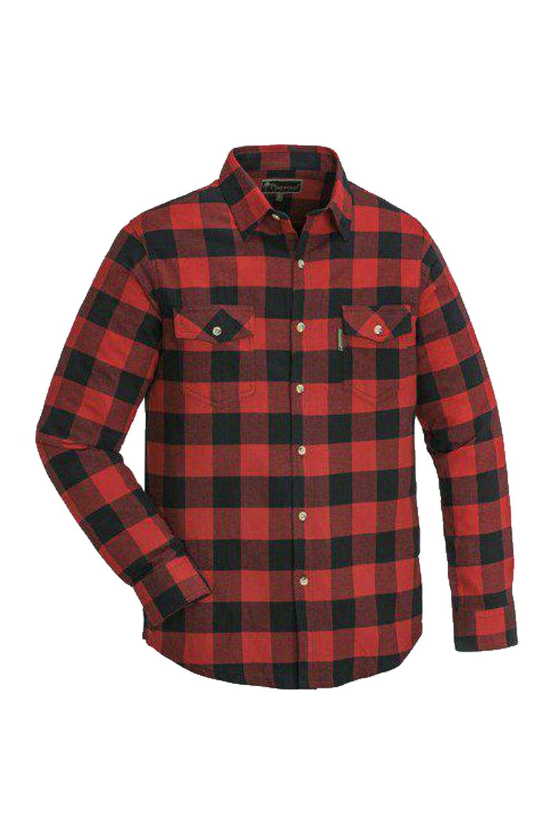 Pinewood Voxtorp Shirt in Red/Black