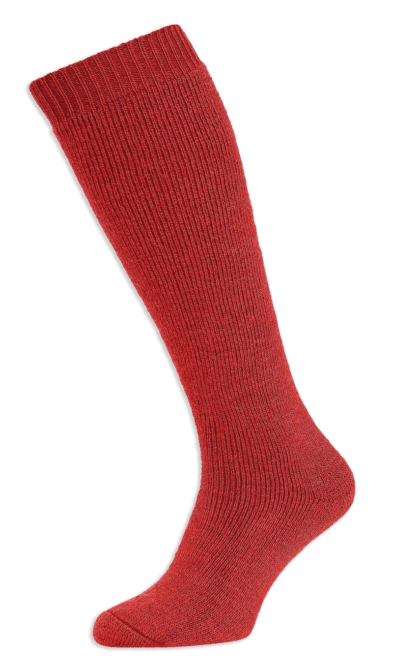 Red HJ Hall Rambler Long Cushioned Wool Sock