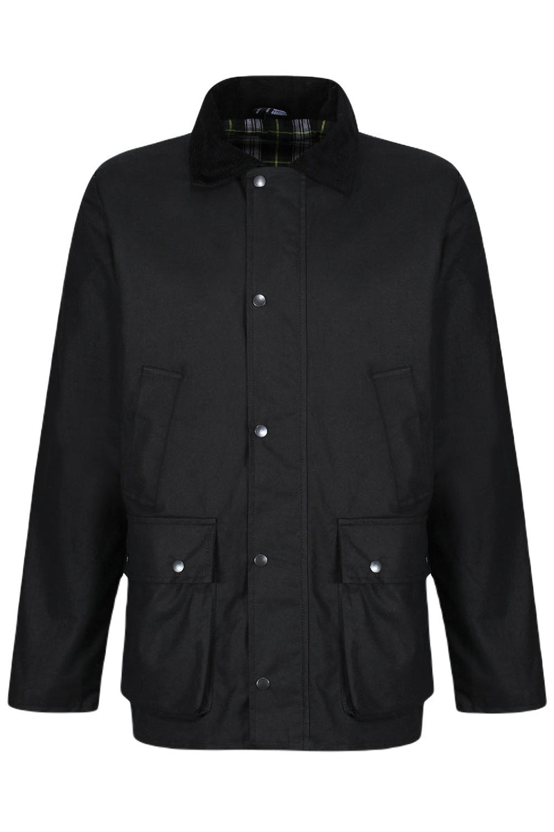 Regatta Banbury Wax Jacket in Black
