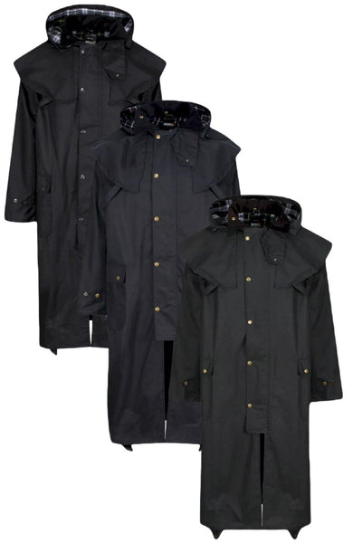 Regatta Cranbrook Wax Jacket In Black, Navy and Dark Khaki