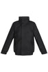 Regatta Kids Dover Fleece Lined Jacket in Black/Ash