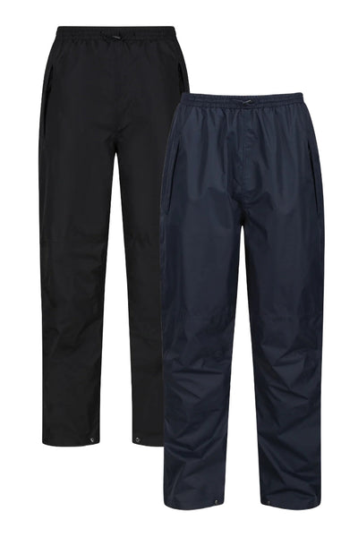 Regatta Linton Breathable Lined Overtrousers in Black, Navy