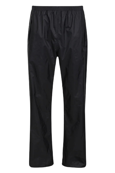 Regatta Pro Packaway Breathable Overtrousers in Black